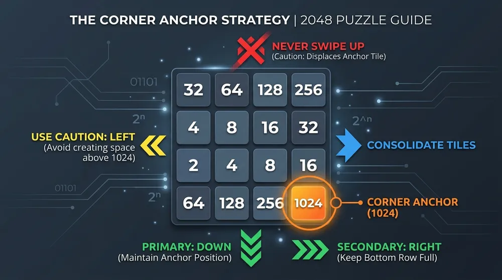 How to Win 2048: Step-by-Step Corner Strategy to Reach 2048 & Beyond